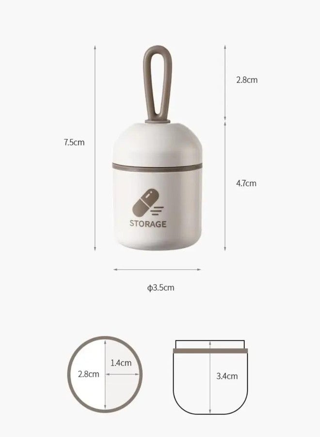 Kunya Pill Case | Pill Holder Container For Easy Filling,Portable With Compartments For Supplements For Seniors Elderly Home, Travel Pill Organizer - Image 5
